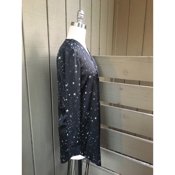Sam & Lavi Button Up Star Collar Long Sleeve Dress - Picture 2 of 11